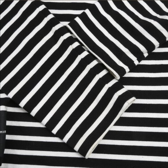 Marc Jacobs Striped Cotton Long Sleeve T-Shirt XL Luxe Minimalist EUC MSRP $295 - Picture 8 of 11